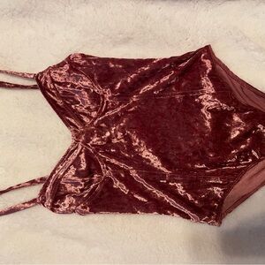 Velvet Pink Bodysuit